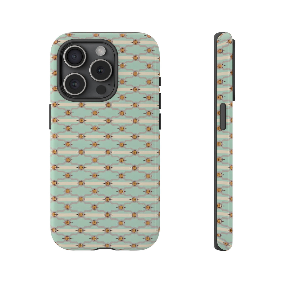 Vintage Daisy Pattern | Tough Phone Case