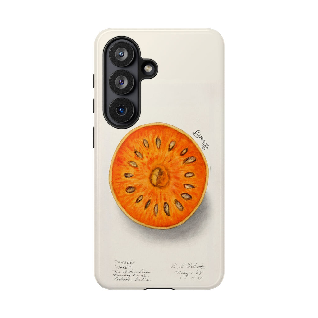 Vintage Botanical Orange Slice Tough Phone Case