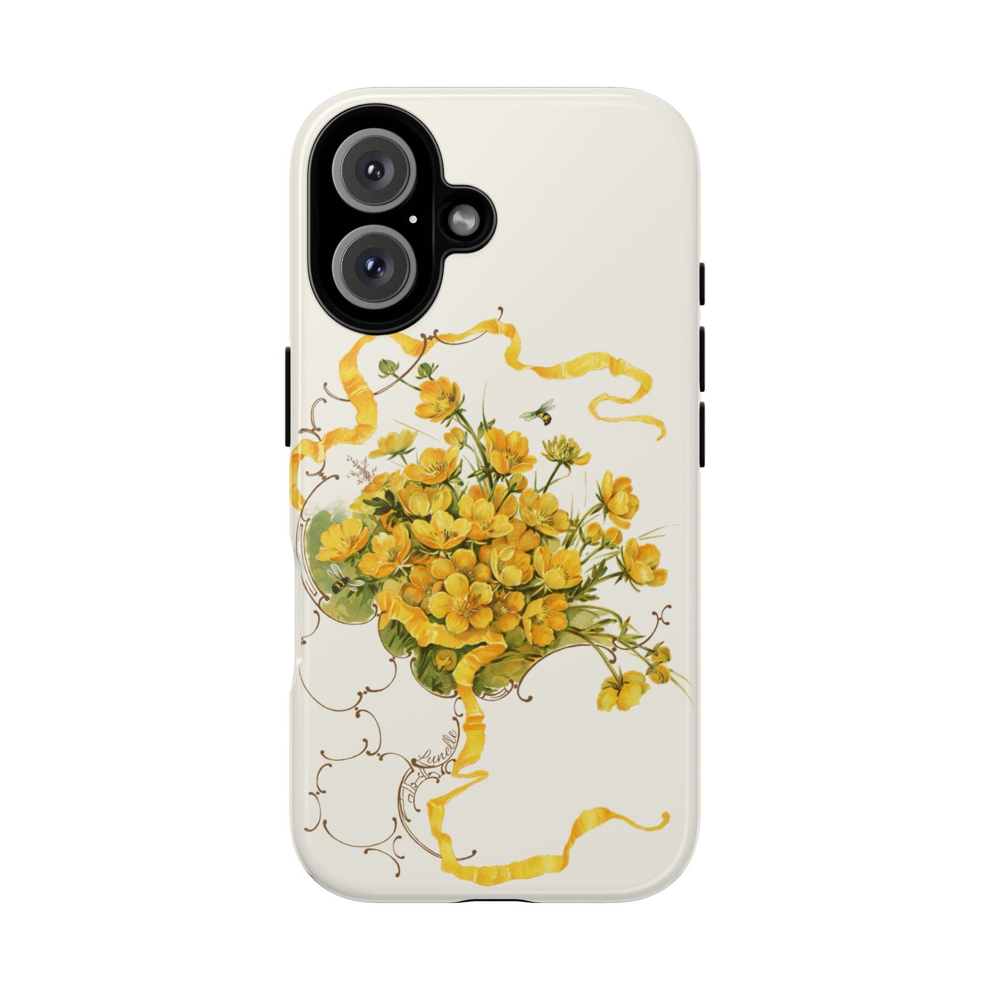 Golden Ribbon Bouquet | Tough Phone Case