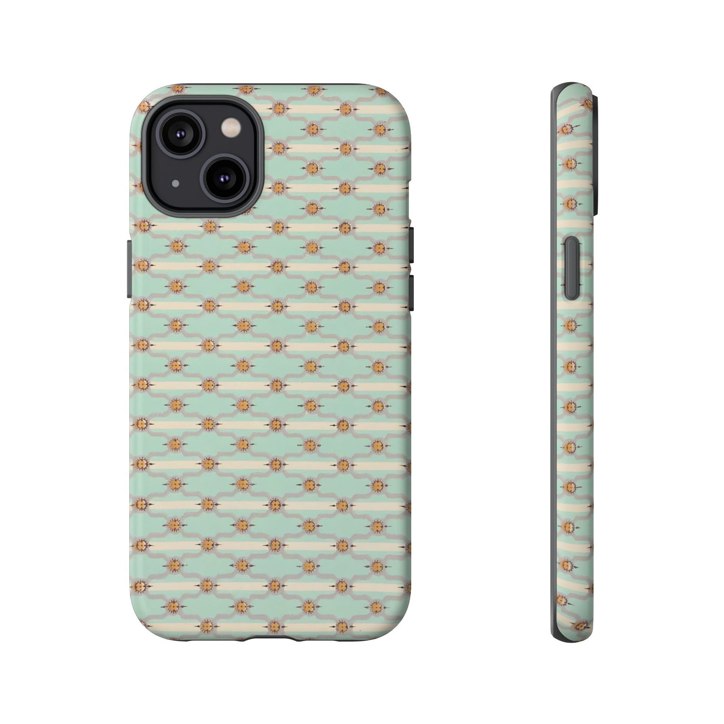 Vintage Daisy Pattern | Tough Phone Case
