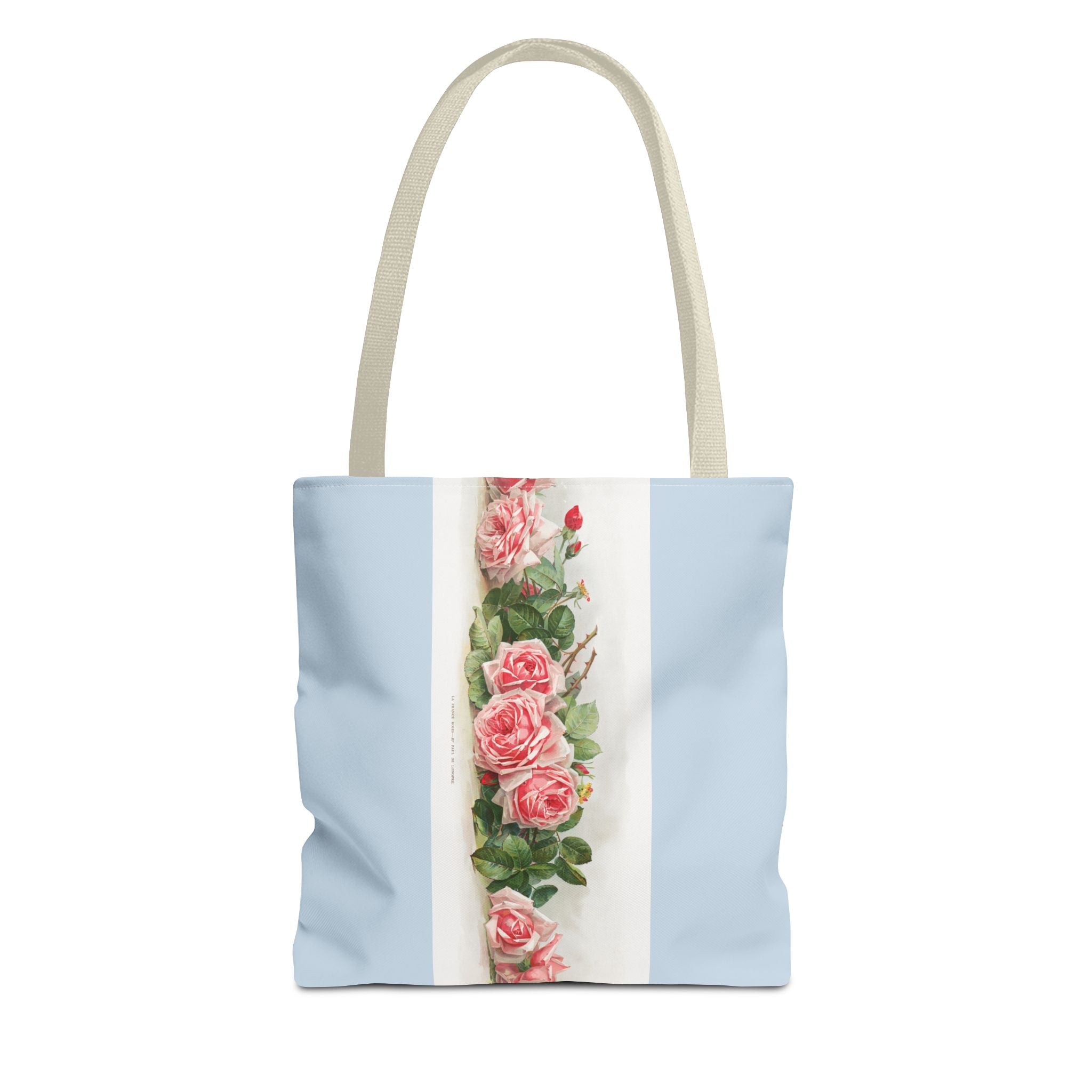 Vintage Rose Floral Tote Bag | Botanical Shopping Bag | Cottagecore Book Tote | Aesthetic Reusable Market Bag | Gift for Her