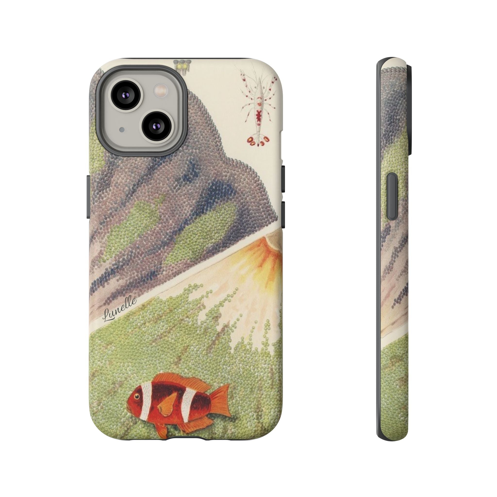 Vintage Clownfish Ocean Tough Phone Case