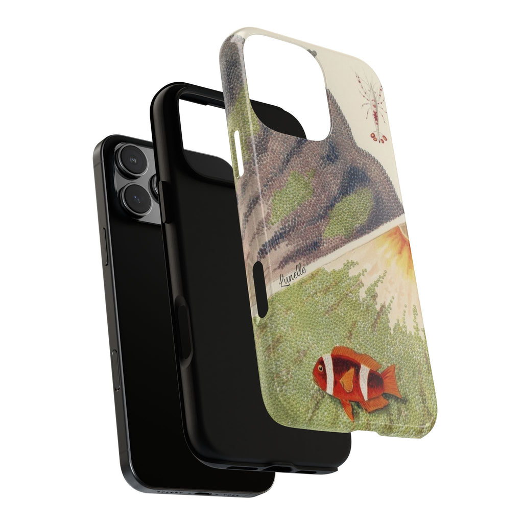 Vintage Clownfish Ocean Tough Phone Case