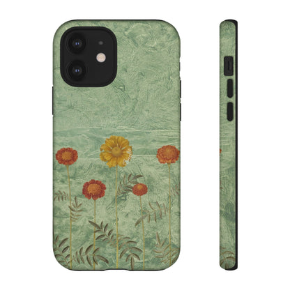Sage Green Floral | Tough Phone Case