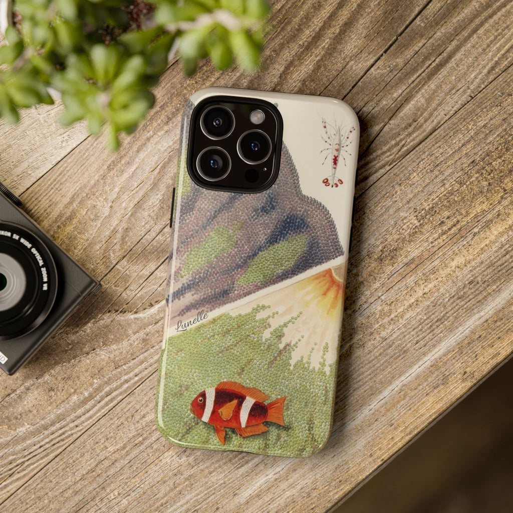Vintage Clownfish Ocean Tough Phone Case