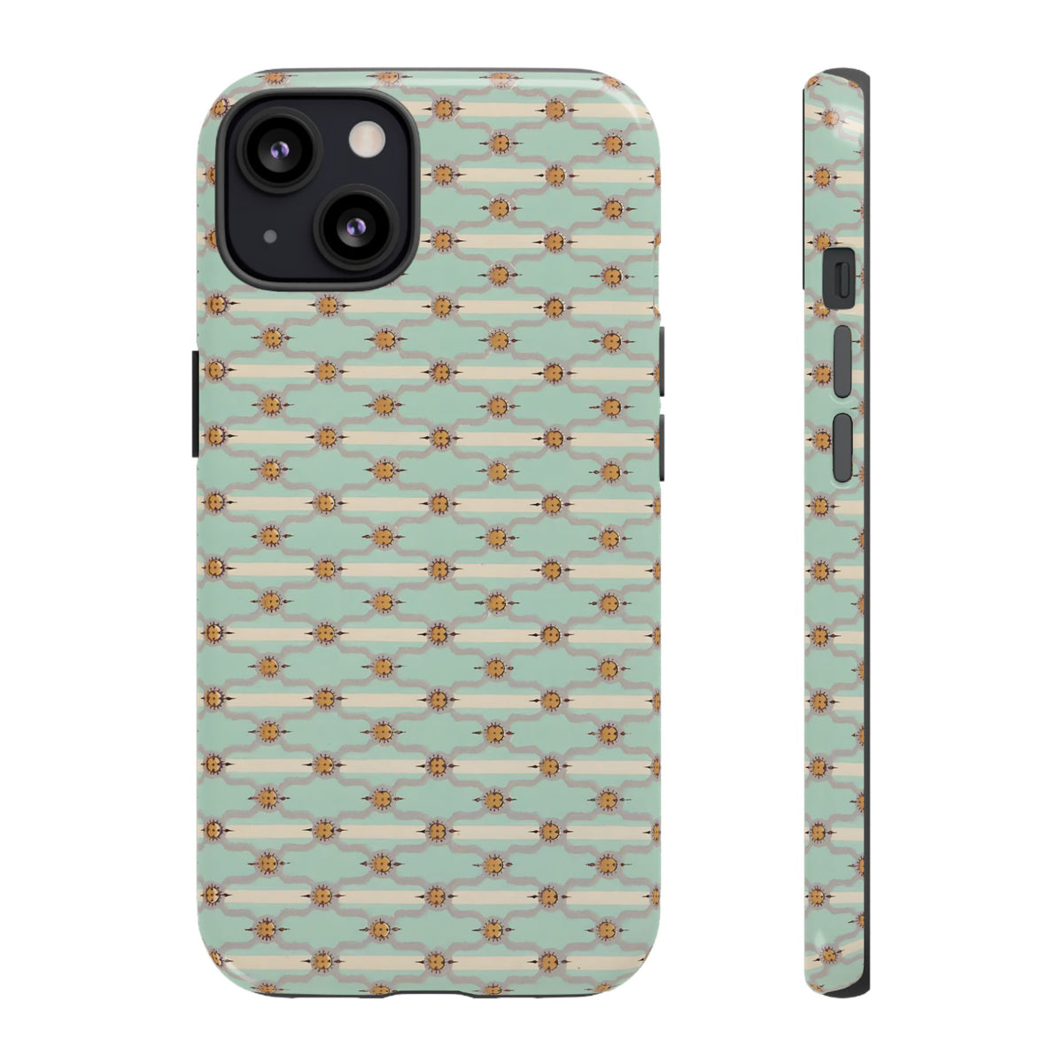 Vintage Daisy Pattern | Tough Phone Case