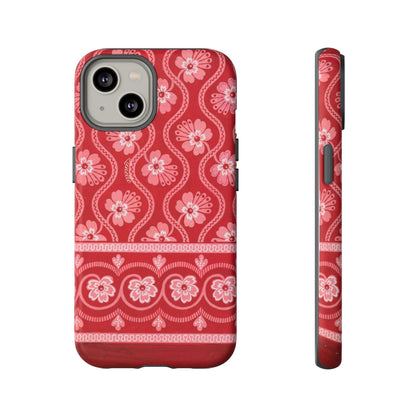 Crimson Floral | Tough Phone Case