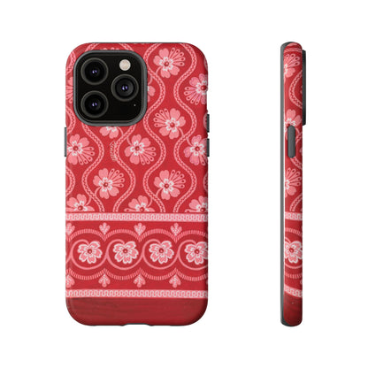 Crimson Floral | Tough Phone Case