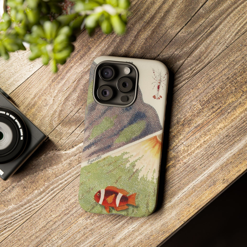 Vintage Clownfish Ocean Tough Phone Case