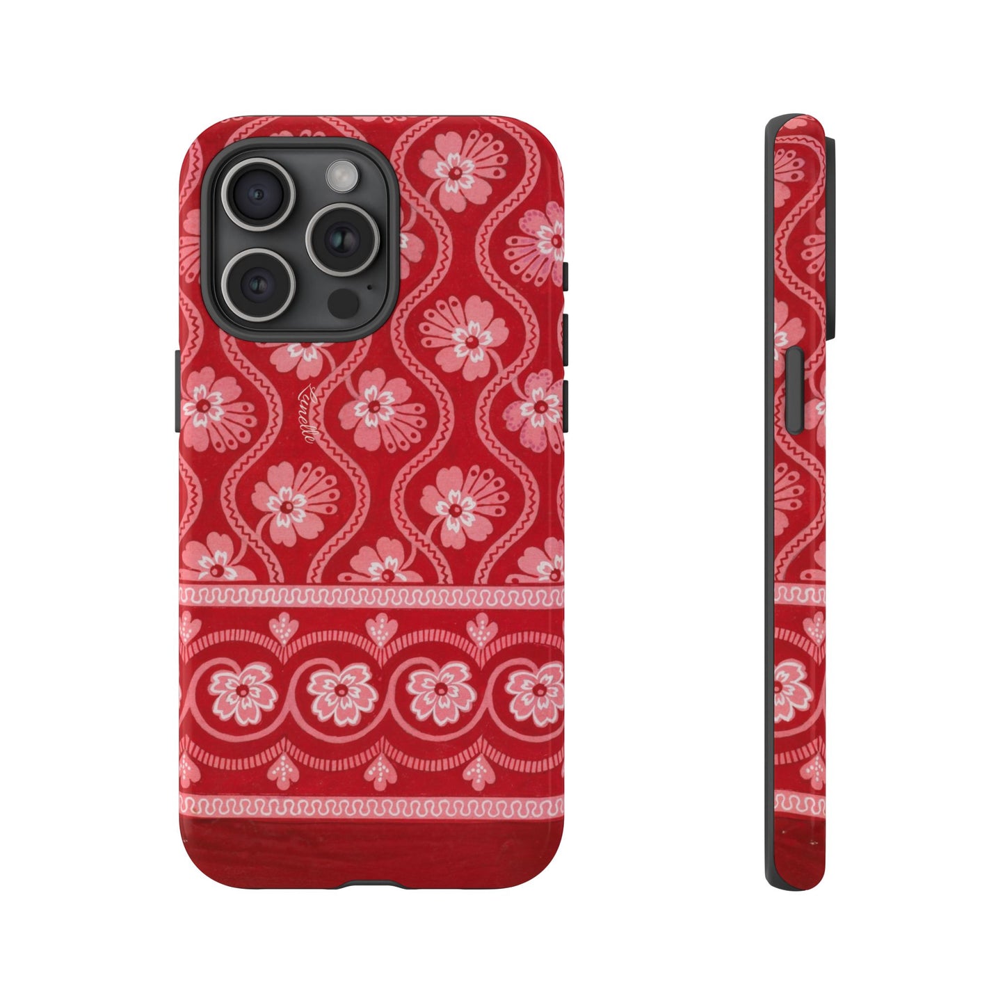 Crimson Floral | Tough Phone Case