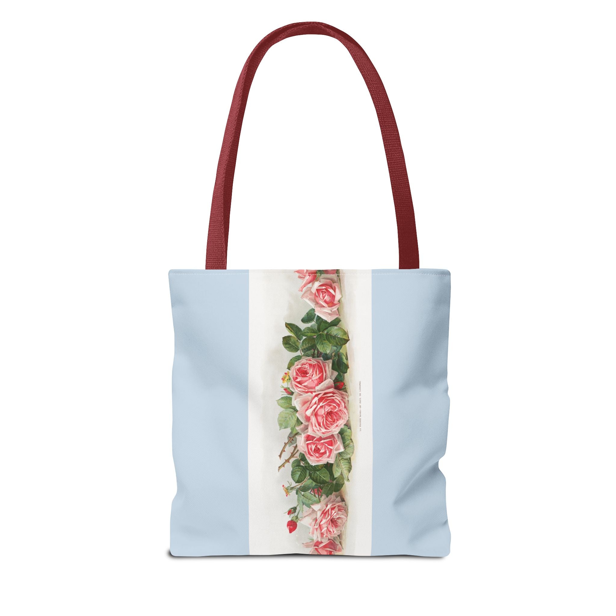 Vintage Rose Floral Tote Bag | Botanical Shopping Bag | Cottagecore Book Tote | Aesthetic Reusable Market Bag | Gift for Her