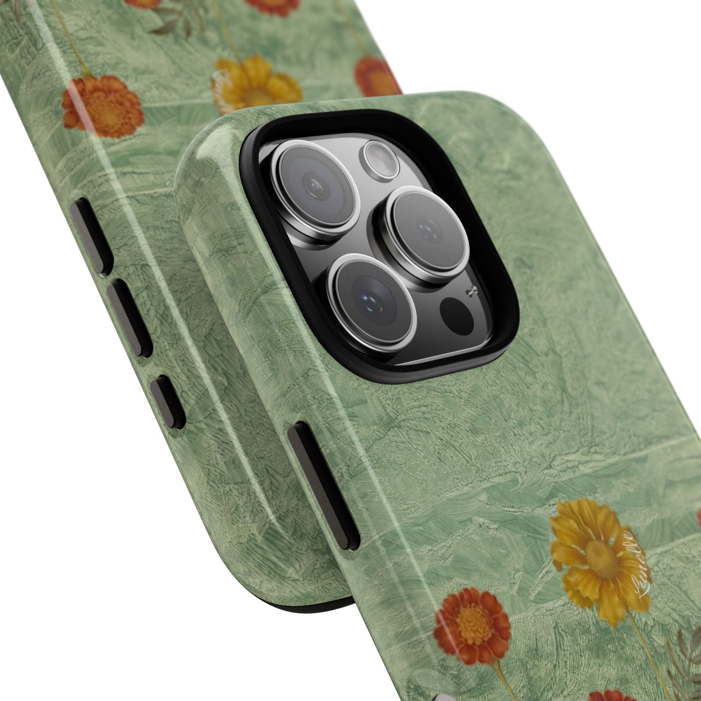 Sage Green Floral | Tough Phone Case