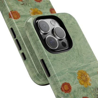 Sage Green Floral | Tough Phone Case