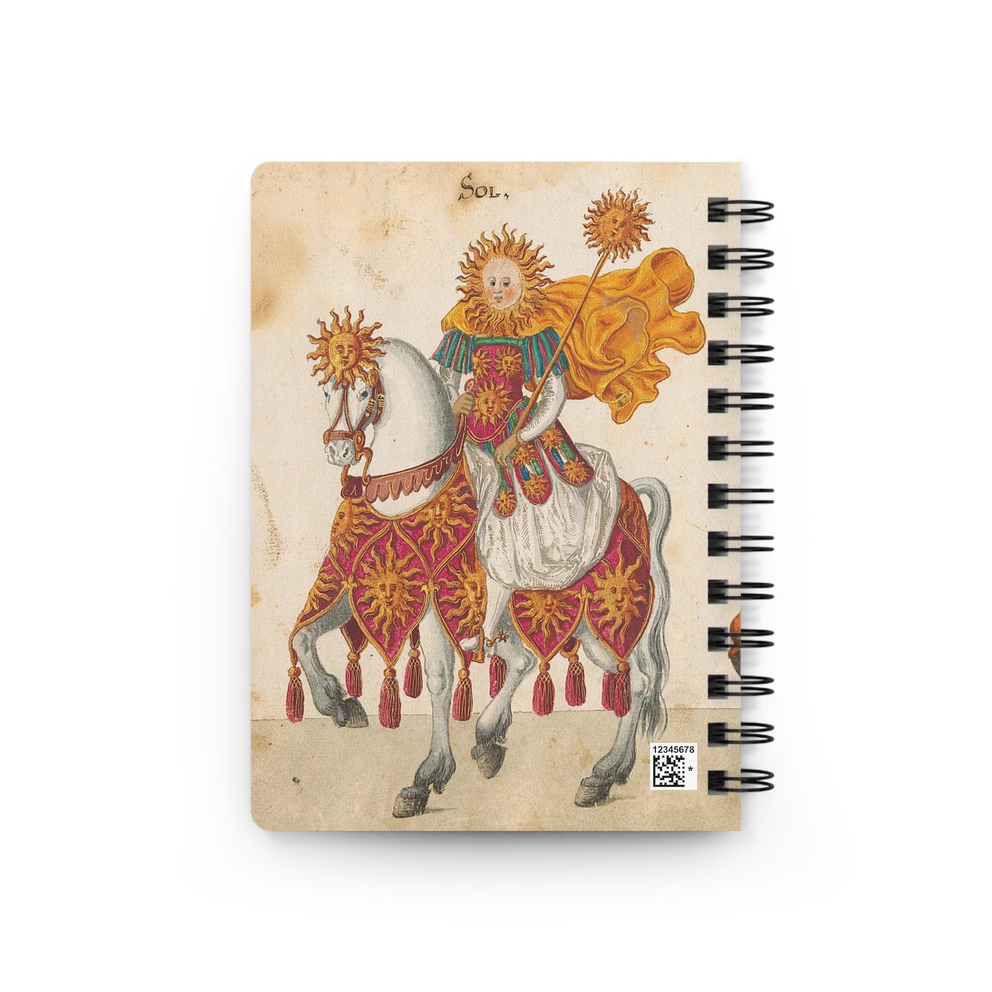 The Dance of Sol & Luna | Spiral Notebook