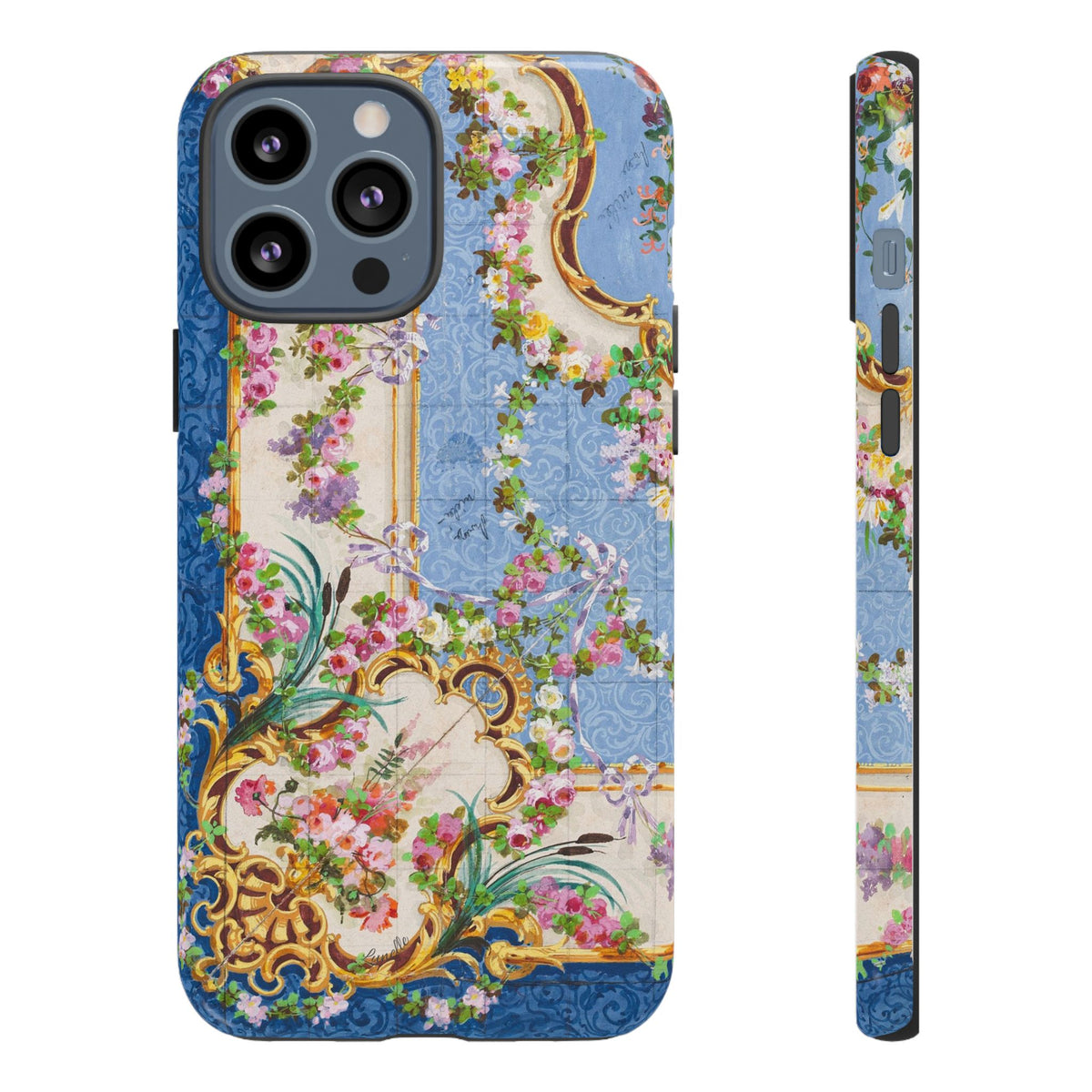 Vintage Floral Rococo | Tough Phone Case
