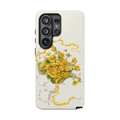 Golden Ribbon Bouquet | Tough Phone Case
