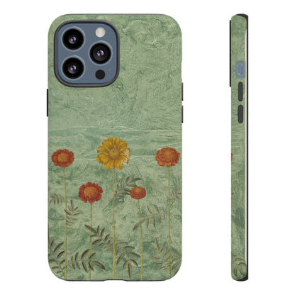 Sage Green Floral | Tough Phone Case