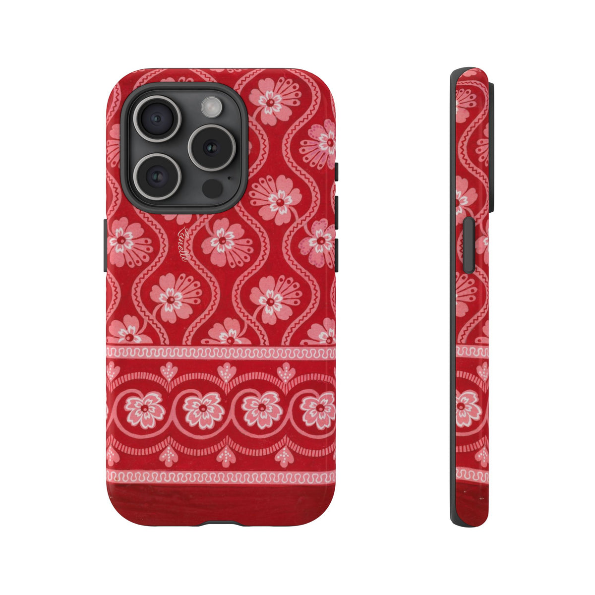 Crimson Floral | Tough Phone Case
