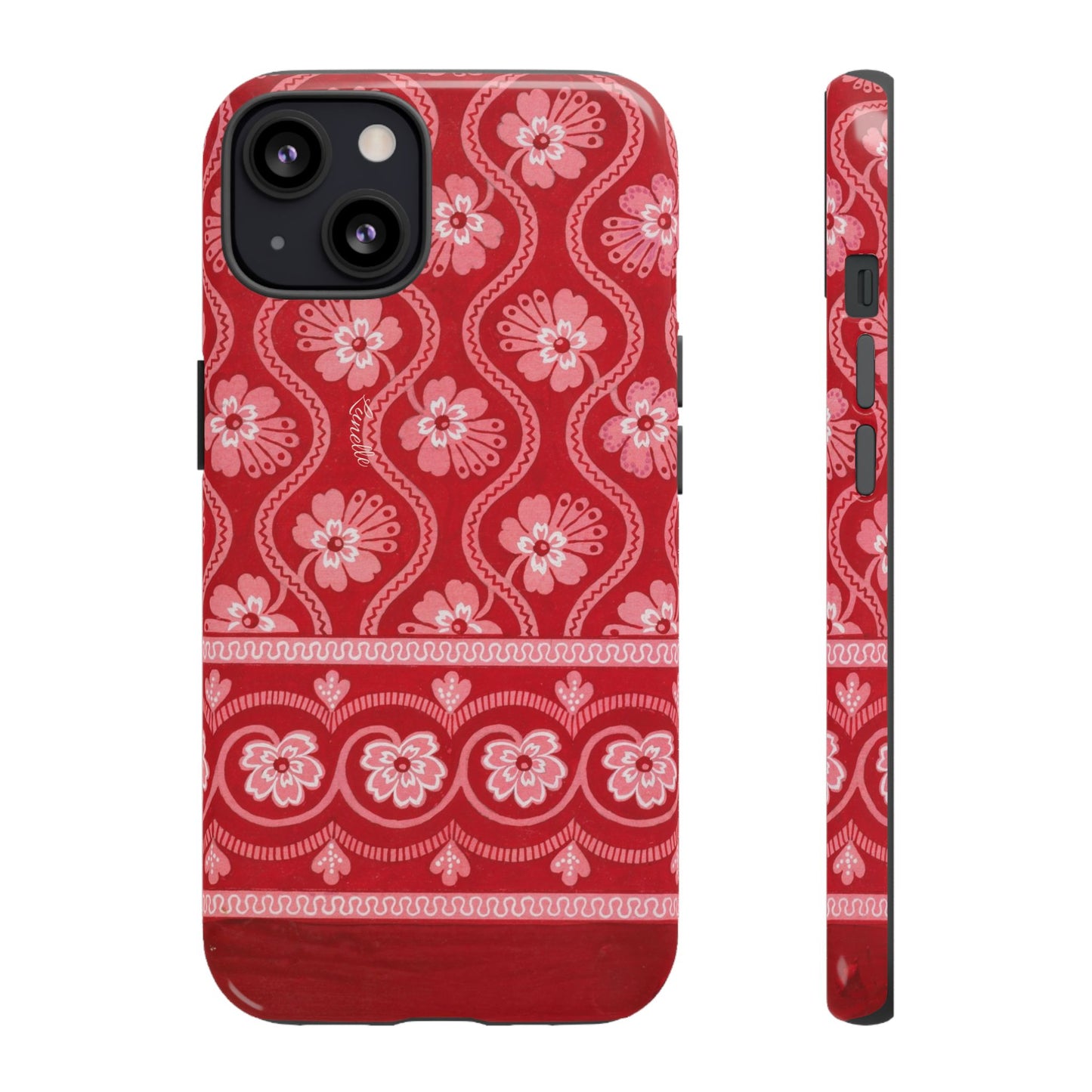 Crimson Floral | Tough Phone Case