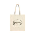 Talked to Death | Canvas Tote Bag