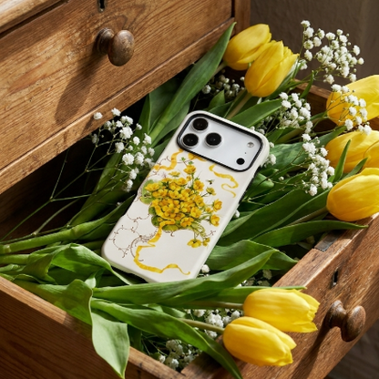 Golden Ribbon Bouquet | Tough Phone Case