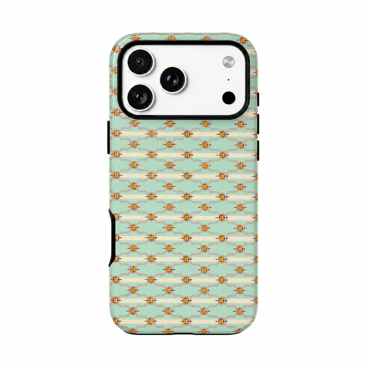Vintage Daisy Pattern | Tough Phone Case