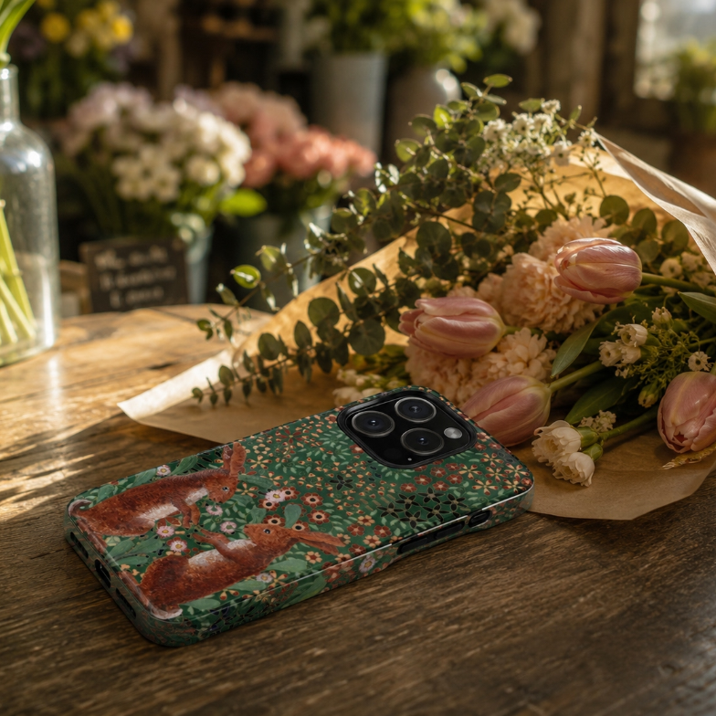 Woodland Hares | Tough Phone Case