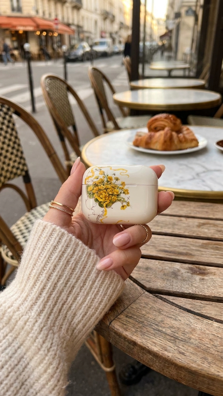Golden Ribbon Bouquet | AirPods Case